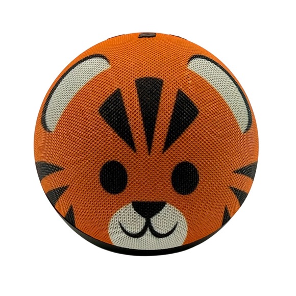 Amazon Echo Dot (4th Gen) Kids Edition Smart Speaker Tiger Design Tested Working - Picture 1 of 8